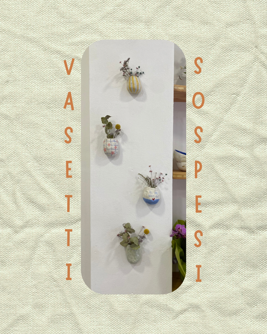 Aperitivo ceramico 12/12 - Crea due vasetti sospesi